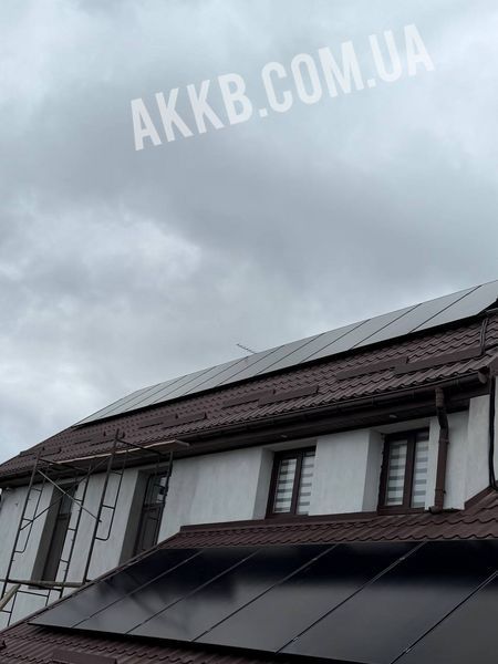 Сонячна електростанція 10 кВт під ключ з акумулятором 12 кВт&middot;год 10-kvt LONGi Hi-MO 505 Artist фото