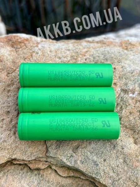 Акумулятор&nbsp;Sony/Myrata 18650 VTC 5D  2600 mAh / 30A  VTC5D фото