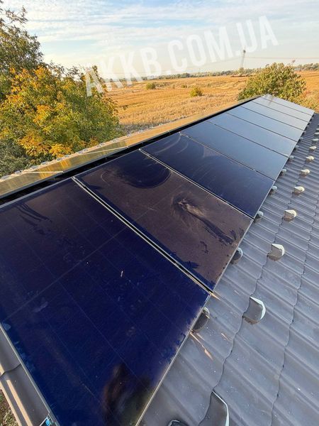 Гібридна сонячна електростанція 9 кВт LONGi Solar + Deye 12 кВт + акумулятор Deye 16 кВт&middot;год SES-9KW-DEYE-12KW-16KWH фото